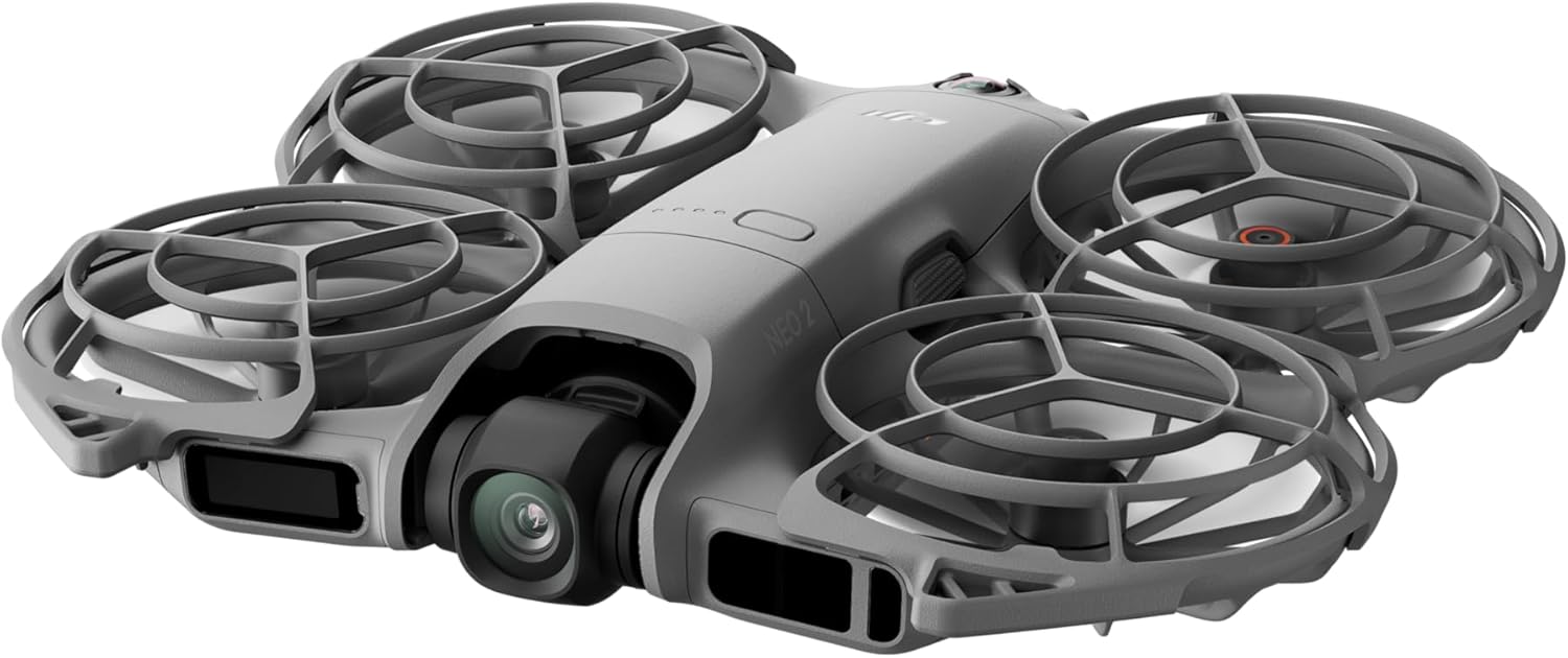 DJI Neo 2 (Drone Only), Lightweight & Foldable 4K Drone With Camera, Palm Takeoff & Landing, Gesture Control, ActiveTrack, Omnidirectional Obstacle Sensing