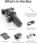 DJI Osmo Mobile 7P Gimbal Stabilizer for iPhone, Android, Native Tracking, Lighting, 3-Axis Phone Gimbal, Quick Launch, One-Tap Edit, Built-in Extension Rod & Tripod, 10hrs Use, Phone Charging