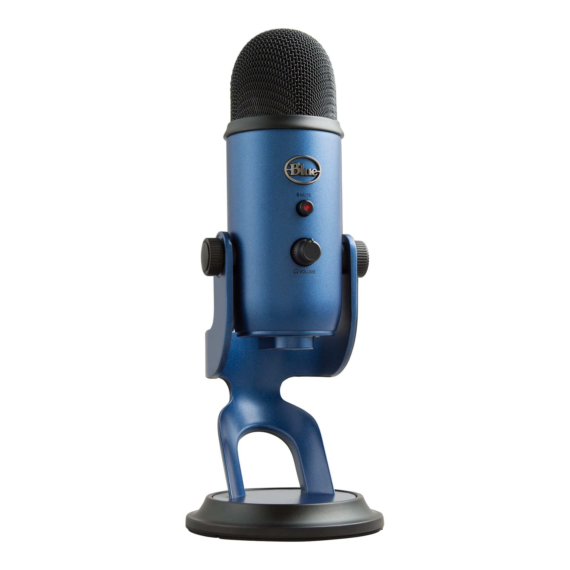Logitech Creators Blue Yeti USB Microphone for Gaming, Streaming, Podcast, YouTube, Discord, PC, Studio Sound, Plug & Play-Blackout