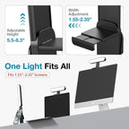 InnoGear Video Conference Light, On-Camera Video Lights for Monitor Desk LED Streaming Lighting with Remote and Touch Control Selfie Zoom Lighting for Computer Webcam Laptop Podcast, Recording