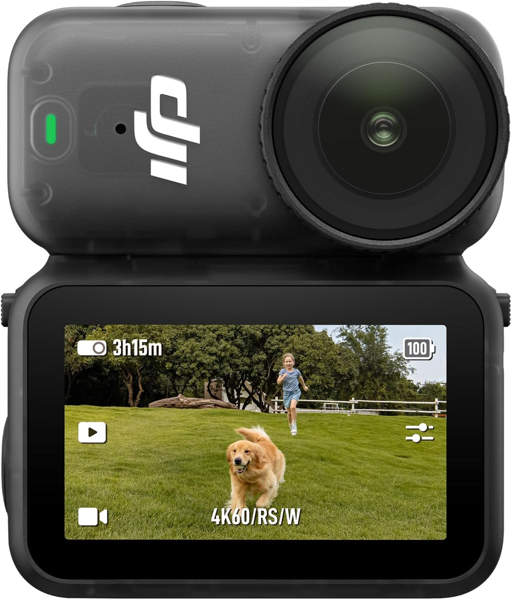 DJI Osmo Nano Standard Combo (64GB) - Small 4K/60fps Vlogging Camera with a 1/1.3″ Sensor, 143° Wide FOV Video, 200-Min Recording, Swift Content Transfer, Magnetic POV Cam 4K for Sports, Vlog