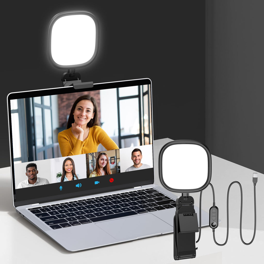 InnoGear Video Conference Light, On-Camera Video Lights for Monitor Desk LED Streaming Lighting with Remote and Touch Control Selfie Zoom Lighting for Computer Webcam Laptop Podcast, Recording
